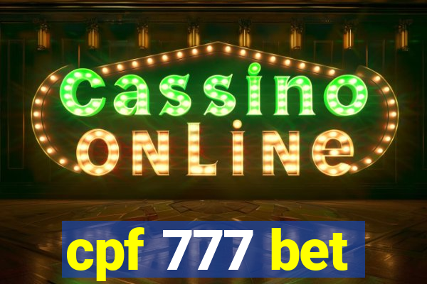 cpf 777 bet